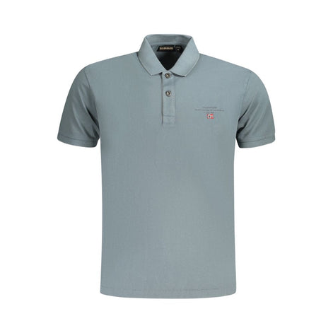 Napapijri Grigio Cotton Men Polo Napapijri