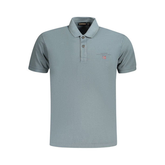 Napapijri Grigio Cotton Men Polo Napapijri