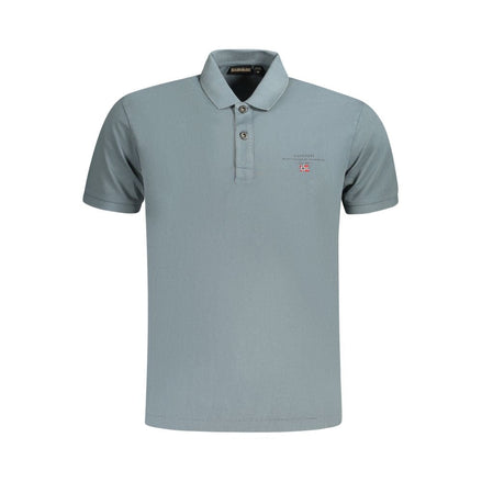 Napapijri Grigio Cotton Men Polo Napapijri