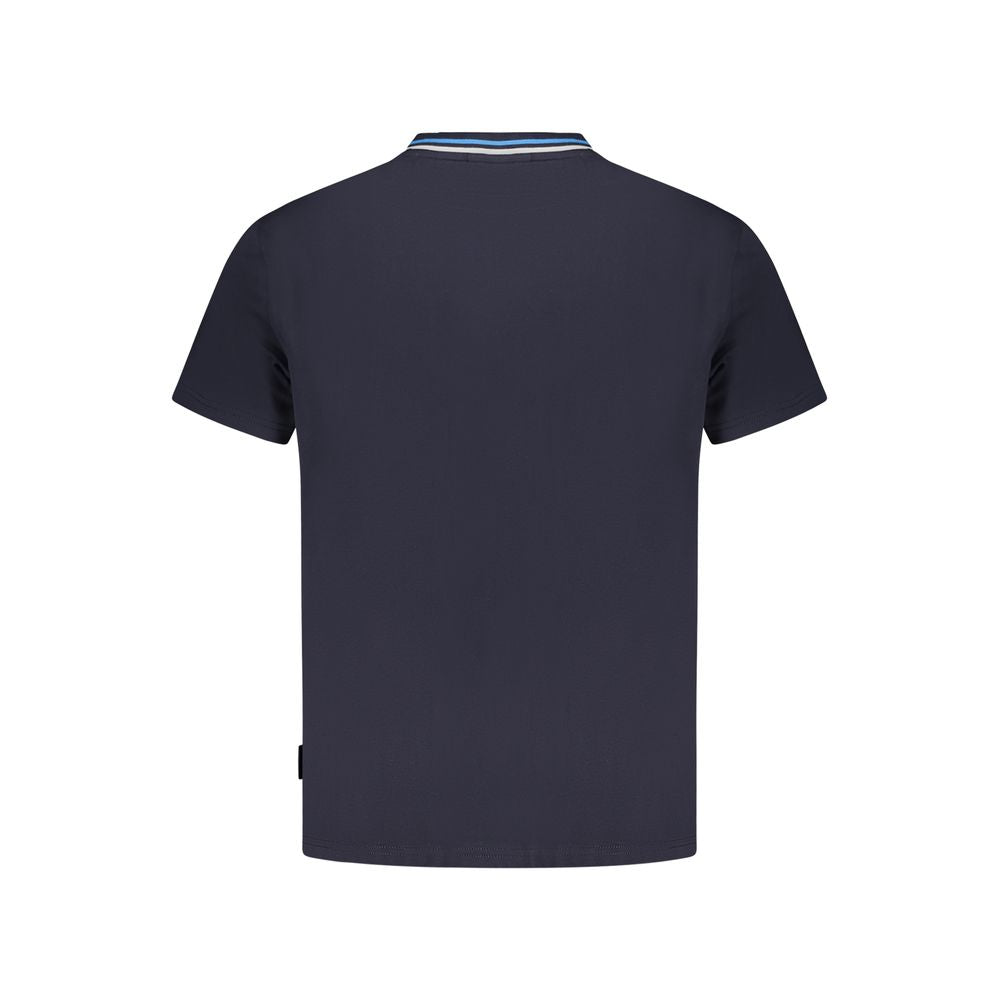 Napapijri Blu Organic Cotton Men's T-Shirt Napapijri