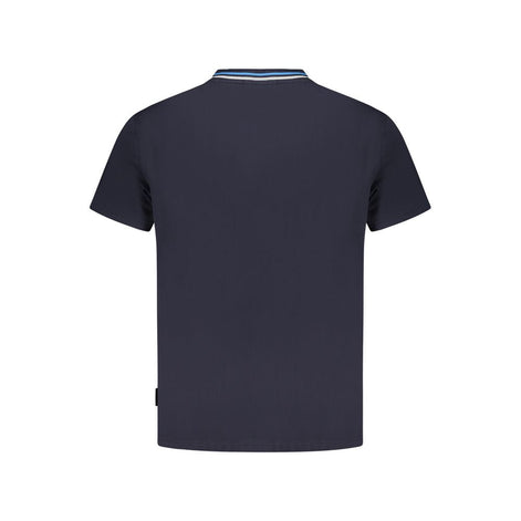 Napapijri Blu Organic Cotton Men's T-Shirt Napapijri