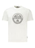 Napapijri Bianco Organic Cotton Men T-Shirt Napapijri