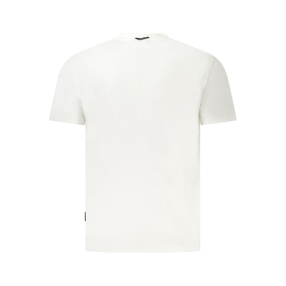 Napapijri Bianco Organic Cotton Men T-Shirt Napapijri