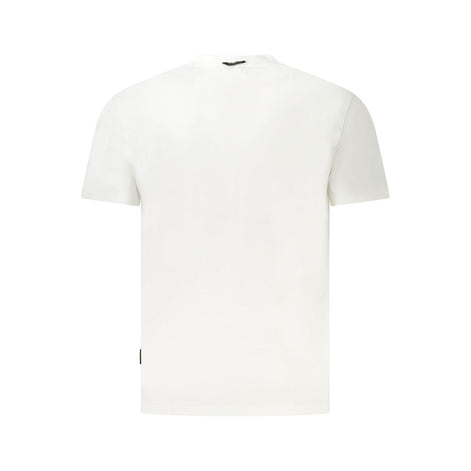 Napapijri Bianco Organic Cotton Men T-Shirt Napapijri
