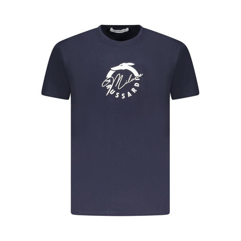 Trussardi Blue Cotton Men T-Shirt Trussardi