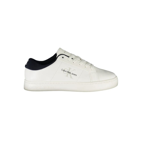 Calvin Klein White Leather Men Sneaker Calvin Klein