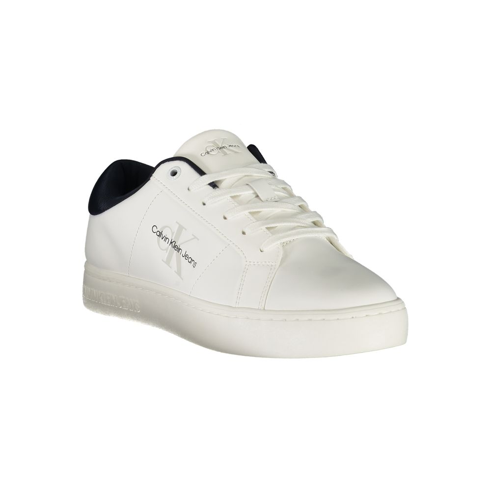 Calvin Klein White Leather Men Sneaker Calvin Klein