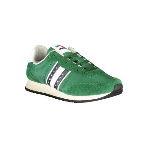 Tommy Hilfiger Green Polyester Men Sneaker Tommy Hilfiger