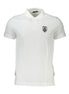 Cavalli Class White Cotton Men Polo Shirt Cavalli Class