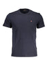 Napapijri Blue Cotton Men T-Shirt Napapijri