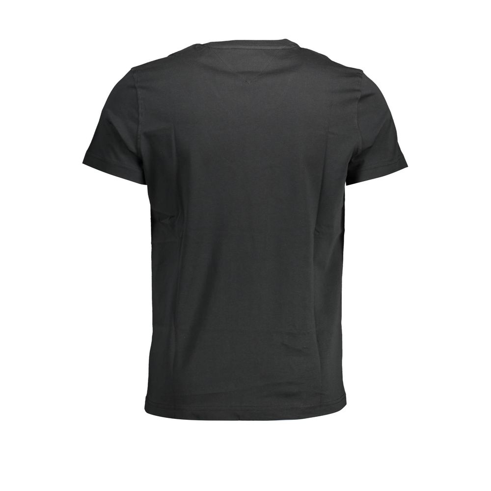 Tommy Hilfiger Black Organic Cotton Men T-Shirt Tommy Hilfiger