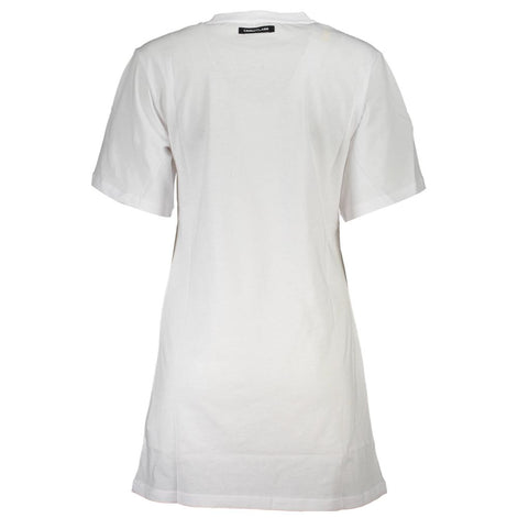 Cavalli Class White Cotton Women T-Shirt Cavalli Class