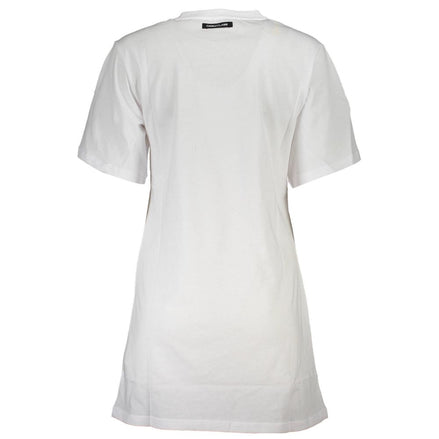 Cavalli Class White Cotton Women T-Shirt Cavalli Class
