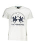 La Martina White Cotton Men T-Shirt La Martina