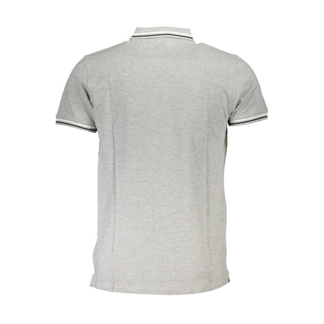 Cavalli Class Grigio Cotton Men Polo Cavalli Class