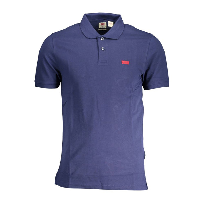 Levi's Blue Cotton Men Polo Shirt Levi's