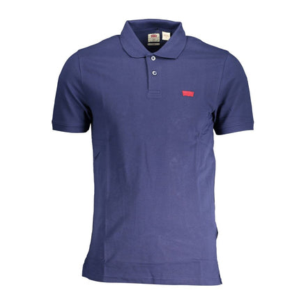 Levi's Blue Cotton Men Polo Shirt Levi's