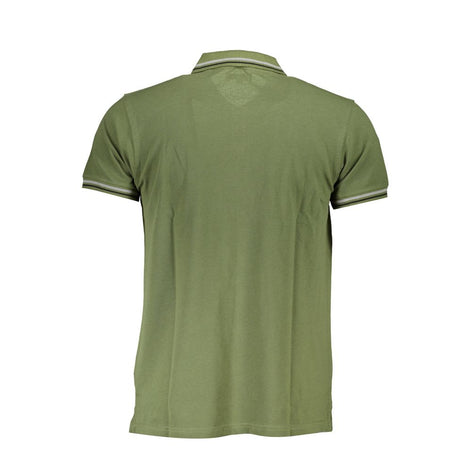 Cavalli Class Verde Cotton Men Polo Cavalli Class