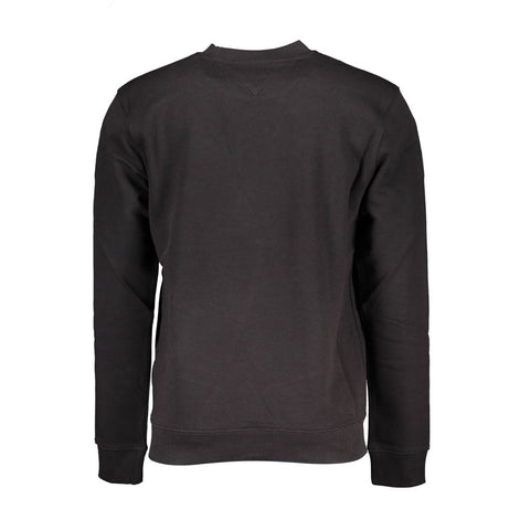 Tommy Hilfiger Black Cotton Men Sweater Tommy Hilfiger
