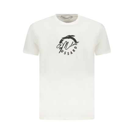 Trussardi White Cotton Men T-Shirt Trussardi