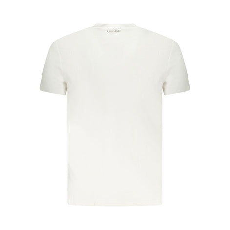 Trussardi White Cotton Men T-Shirt Trussardi
