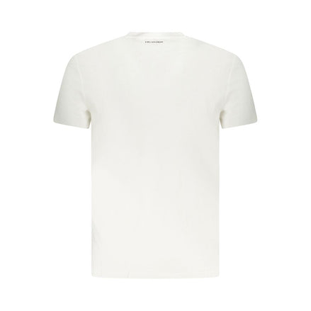 Trussardi White Cotton Men T-Shirt Trussardi
