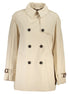Tommy Hilfiger Beige Cotton Womens Trench Coat Tommy Hilfiger
