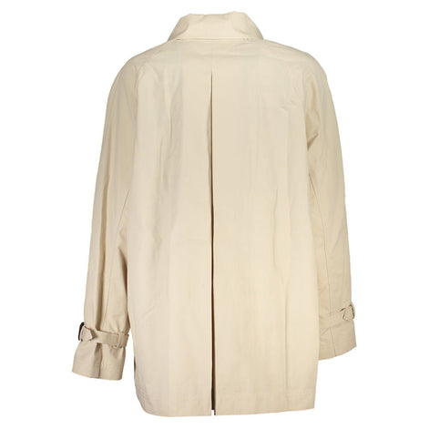Tommy Hilfiger Beige Cotton Womens Trench Coat Tommy Hilfiger