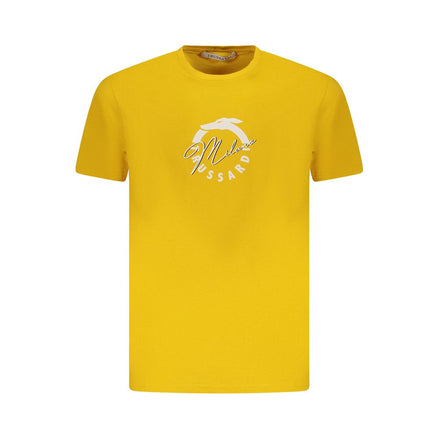 Trussardi Yellow Cotton Men T-Shirt Trussardi