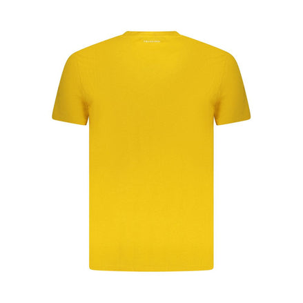 Trussardi Yellow Cotton Men T-Shirt Trussardi