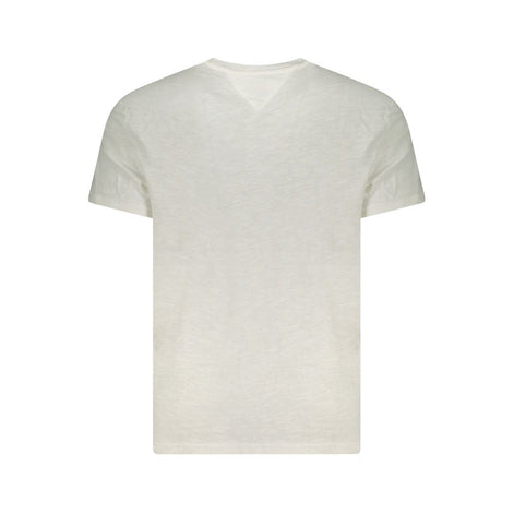 Tommy Hilfiger Bianco Cotton Men Shirt Tommy Hilfiger