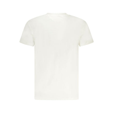 Tommy Hilfiger White Cotton Men T-Shirt Tommy Hilfiger