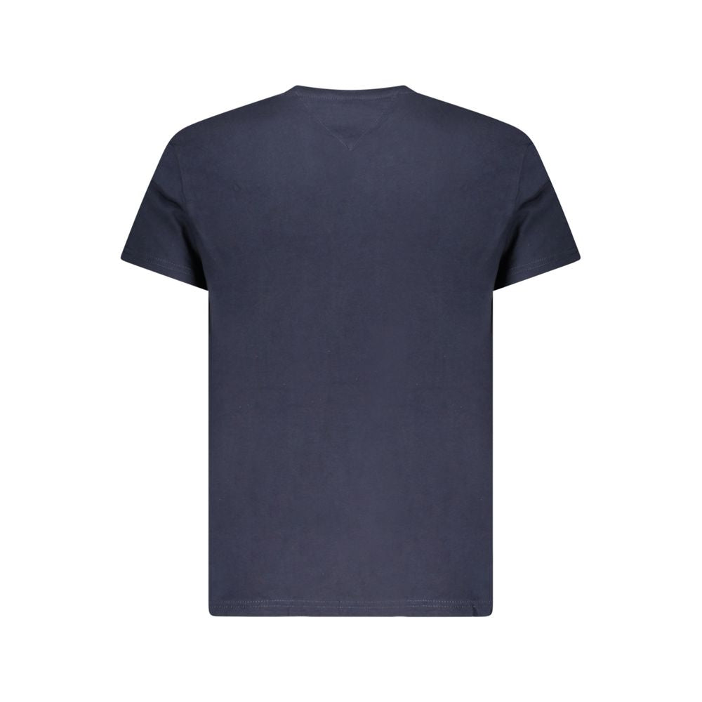 Tommy Hilfiger Blue Cotton Men T-Shirt Tommy Hilfiger