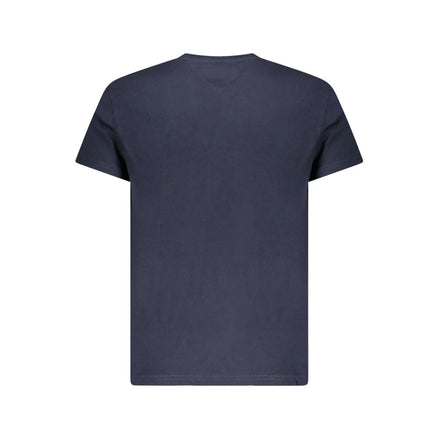 Tommy Hilfiger Blue Cotton Men T-Shirt Tommy Hilfiger