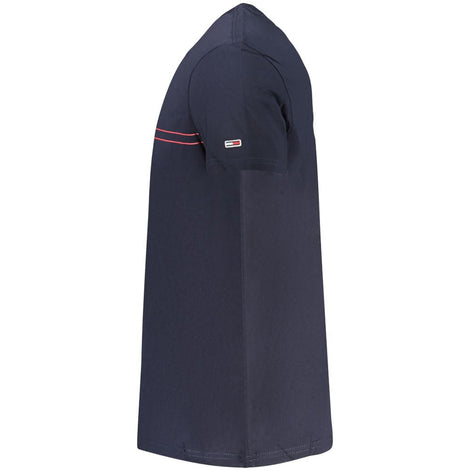 Tommy Hilfiger Blue Cotton Men T-Shirt Tommy Hilfiger