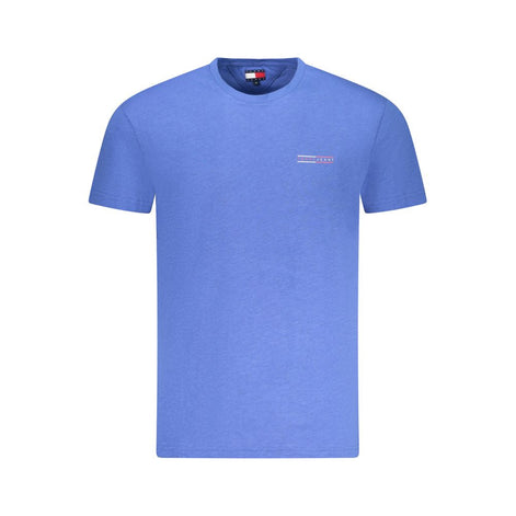 Tommy Hilfiger Blue Cotton Men T-Shirt Tommy Hilfiger