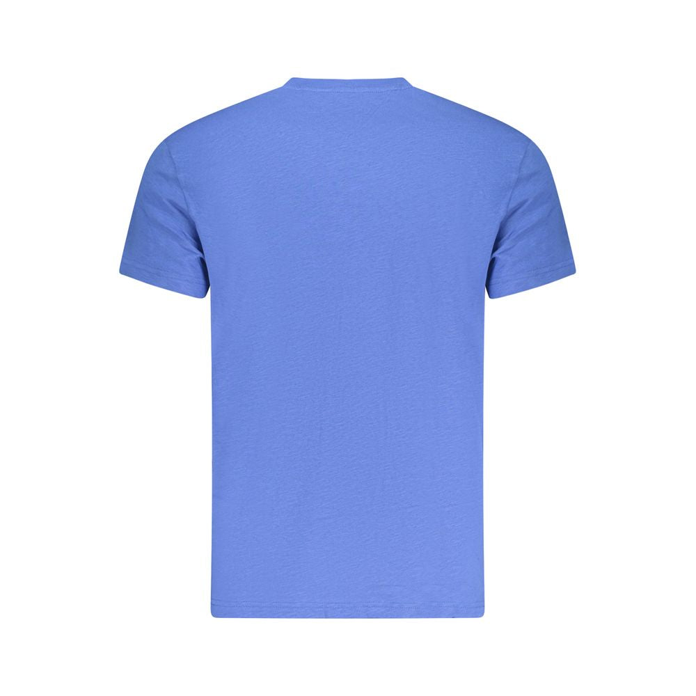 Tommy Hilfiger Blue Cotton Men T-Shirt Tommy Hilfiger