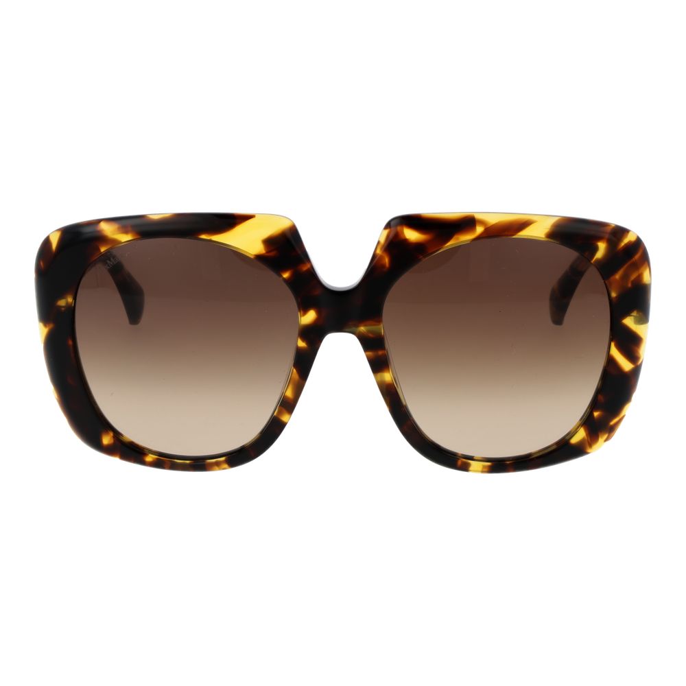Max Mara Brown Plastic Sunglasses Max Mara