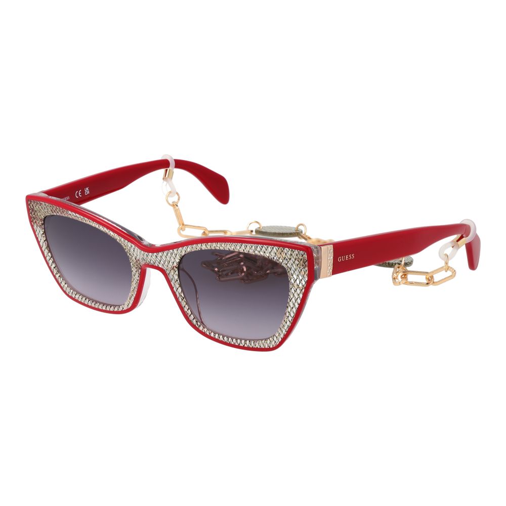 Guess Red Plastic Sunglasses Guess
