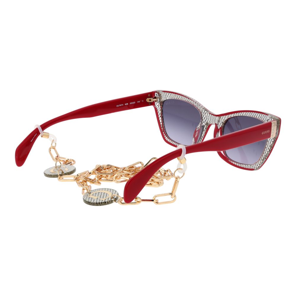 Guess Red Plastic Sunglasses Guess