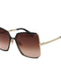 Max Mara Black Metal Sunglasses Max Mara