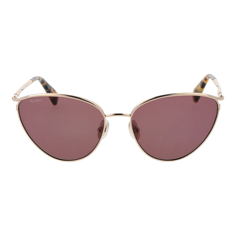 Max Mara Gold Metal Sunglasses Max Mara