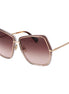 Max Mara Gold Metal Sunglasses Max Mara