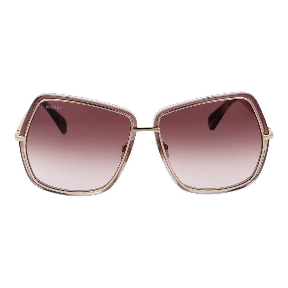 Max Mara Gold Metal Sunglasses Max Mara