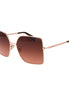 Max Mara Rose Gold Metal Sunglasses Max Mara