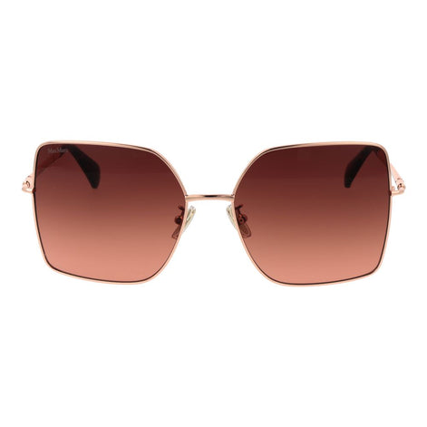 Max Mara Rose Gold Metal Sunglasses Max Mara