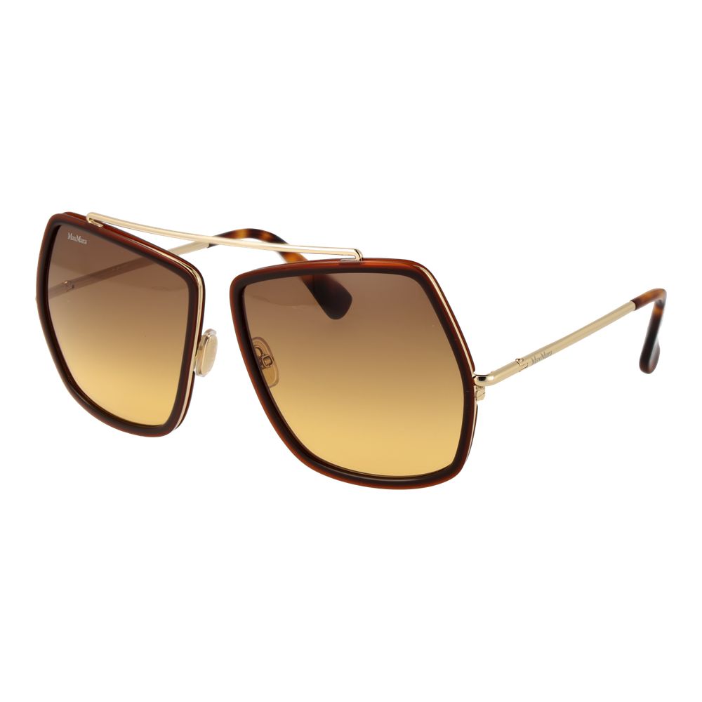 Max Mara Brown Metal Sunglasses Max Mara