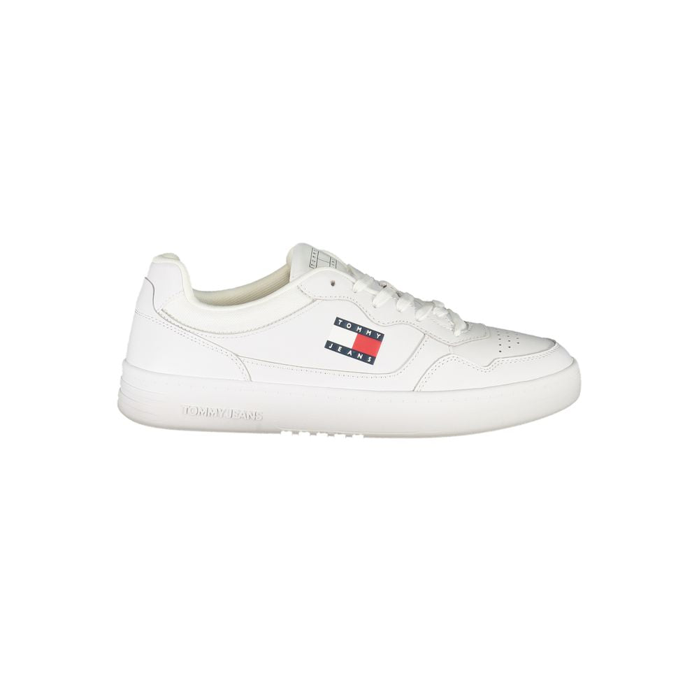 Tommy Hilfiger White Leather Mens Sneaker Tommy Hilfiger