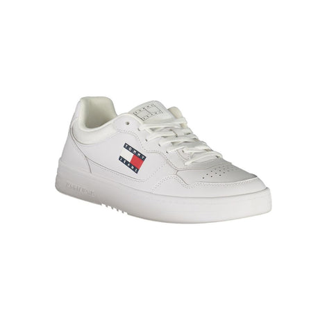 Tommy Hilfiger White Leather Mens Sneaker Tommy Hilfiger