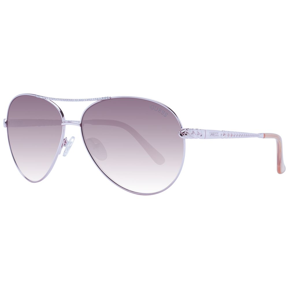 Guess Rose Gold Metal Sunglasses Guess